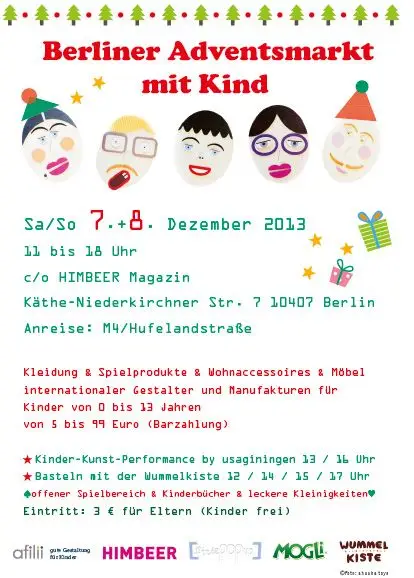 berliner adventsmarkt mit kind